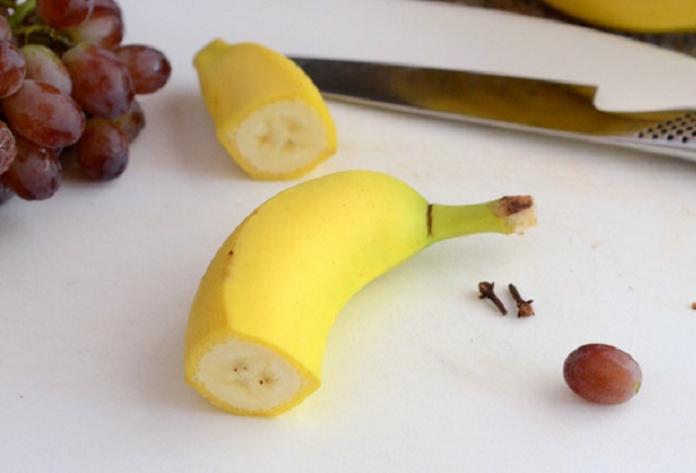 Отрезан конец банана