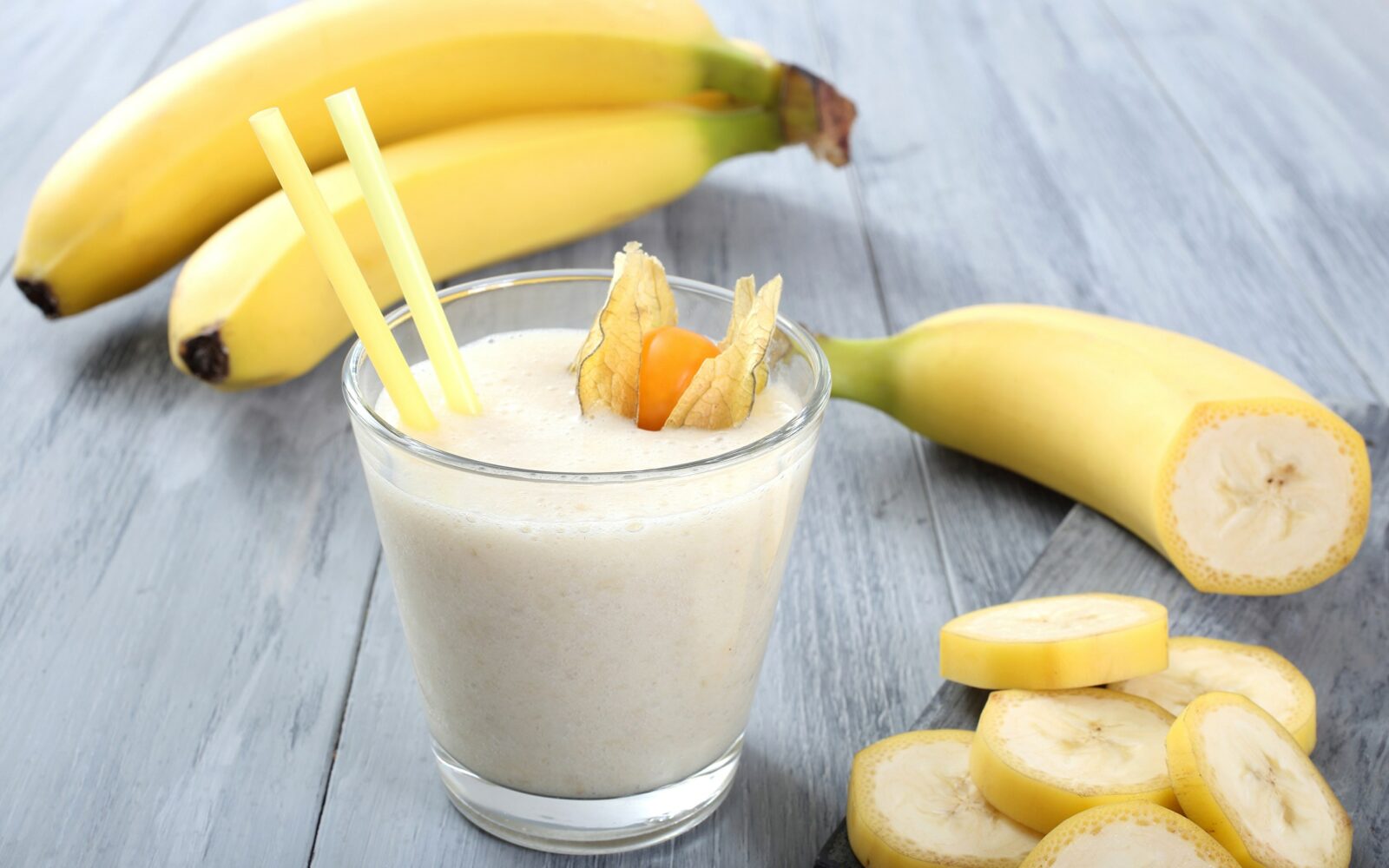 Рецепт молочно-бананового коктейля