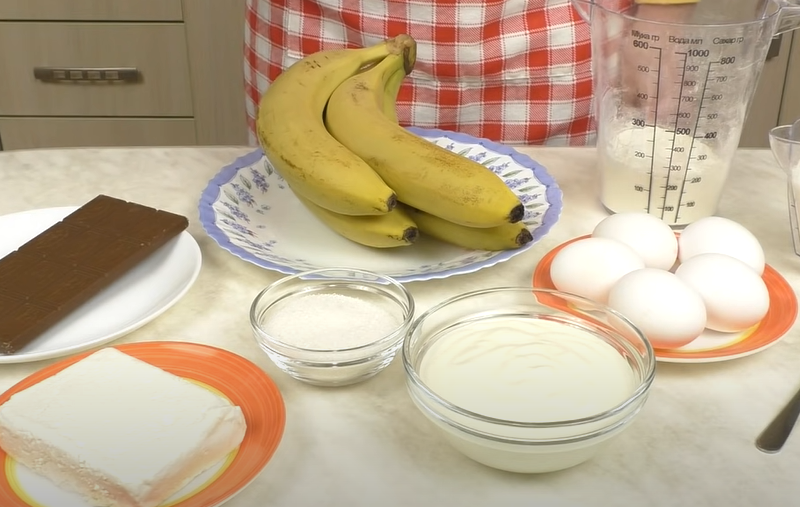 Как приготовить торт с бананом
